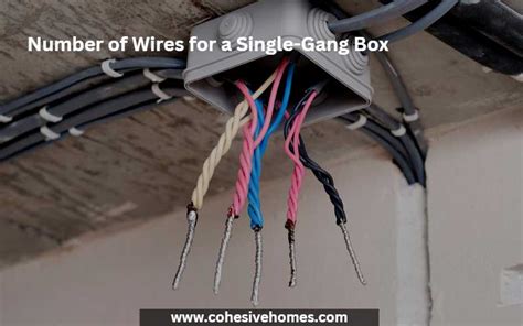 maximum number of cables in a junction box|how many wires for junction box.